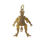 Antique Victorian Articulated Jester Charm