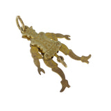 Antique Victorian Articulated Jester Charm