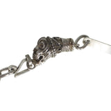 Antique Victorian Silver Lions Head Clasp Chain Bracelet