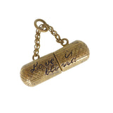 Antique 'Love Is Blind' Glasses Charm
