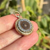 Antique 1857 Atlantic Cable Souvenir Swivel Pendant