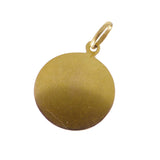 Vintage Portuguese Gold Enamel Floral Dizer Charm