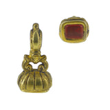 Antique Miniature Carnelian Fob Charm