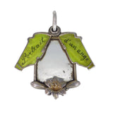 Antique Meyle & Mayer 'Portrait d'un ange' Silver Articulated Charm