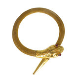 Vintage Gold Metal Mesh Snake Bracelet