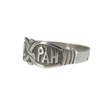 Antique Victorian Silver Mizpah Ring