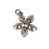 Antique Georgian Silver Black Dot Paste Flower Charm