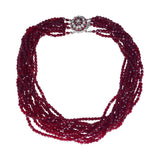 Vintage 1964 Christian Dior Red Bead Necklace