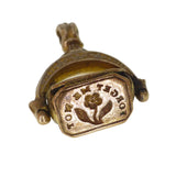 Antique Victorian Spinning Intaglio Wax Seal Charm