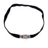 Antique Georgian Gold Paste Ribbon Choker Necklace