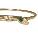 Antique German Rolled Gold Snake Choker Necklace