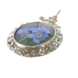 Antique Edwardian Silver Paste Bow Locket