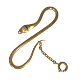 Antique Victorian Metal Snake Charm Hook