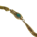 Antique Rolled Gold Snake Chain Necklace