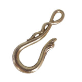 Antique Victorian Metal Snake Hook Charm Holder