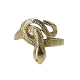 Vintage 9ct Gold Entwined Snake Ring