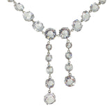 Antique Art Deco Paste Negligee Riviere Necklace