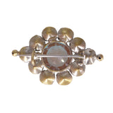 Antique Edwardian Saphiret Glass Eye Brooch