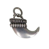 Antique Silver Tiger Claw Charm Pendant