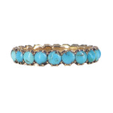 Antique Georgian Gold Turquoise Eternity Ring