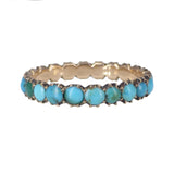 Antique Georgian Gold Turquoise Eternity Ring