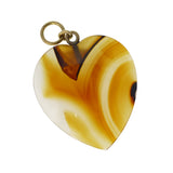 Antique Semi Precious Heart Pendant Collection