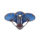 Antique Jugendstil Karl Hermann Enamel Brooch - AF