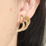 Vintage 9ct Gold Winged Earrings