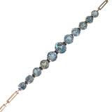 Antique Art Deco Gold Zircon Bracelet