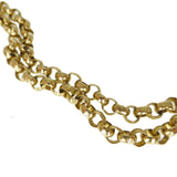 Antique Gold Plated Belcher Chain Necklace
