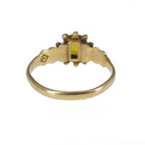 Antique Victorian Gold Citrine Paste Child's Pinky Ring