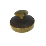 Antique Novelty Dice Metal Button Stud