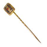Antique Georgian Hand In Heart Independent Order Of Odd Fellows Figural Stick Pin