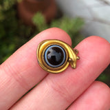 Antique Victorian Banded Agate Snake Pendant Charm