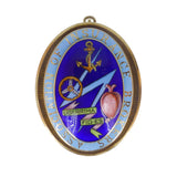 Vintage Solid Silver Enamel Insurance Brokers Medallion Pendant