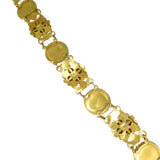 Antique Czechoslovakian Neiger Peking Glass Wave Bracelet & Brooch