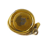 Antique Victorian Banded Agate Snake Pendant Charm