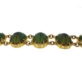 Antique Edwardian Tortoise Scarab Beetle Bracelet