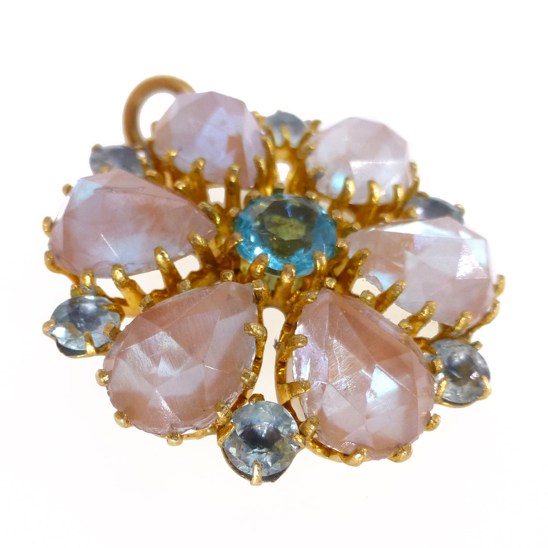 antique-edwardian-saphiret-faceted-glass-flower-pendant-clarice-jewellery