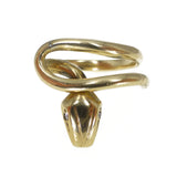 Vintage 1940s 9ct Gold Diamond & Sapphire Snake Ring