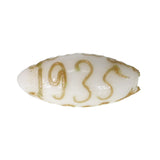 Antique Venetian Murano Hand Blown '1935' Name Glass Bead